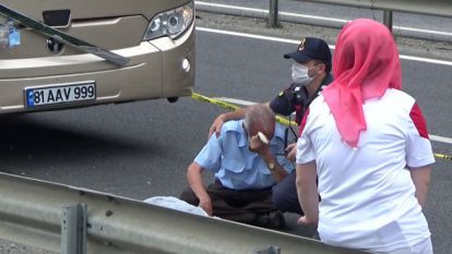 Düzce'de yolcu otobüsünün çarptığı kadın hayatını kaybetti