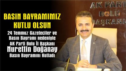 Doğanay Basın Bayramını kutladı