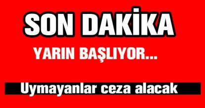 BAKANLIK YENİ GENELGEYİ AÇIKLADI