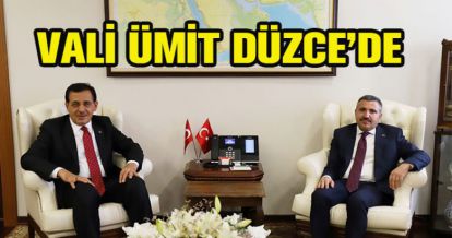 VALİ ÜMİT DÜZCE'DE