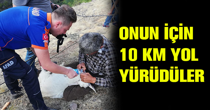 10 KM YÜRÜDÜLER