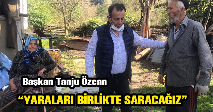 TANJU ÖZCAN KUZFINDIK KÖYÜNÜ ZİYARET ETTİ