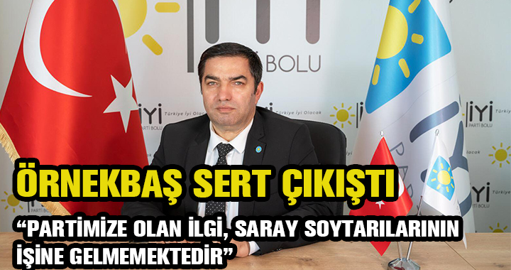 ÖRNEKBAŞ'TAN SERT ÇIKIŞ