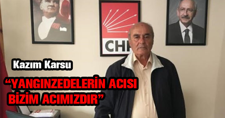 KAZIM KARSU'DA GEÇMİŞ OLSUN MESAJI