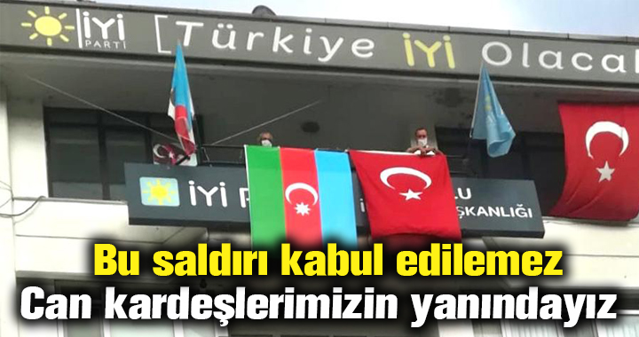 Can kardeşlerimizin yanındayız