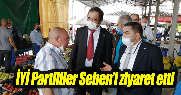 İYİ Partililer Seben’i ziyaret etti