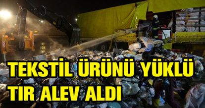BİR ANDA ALEV ALDI