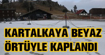 KARTALKAYA BEYAZ ÖRTÜYLE KAPLANDI
