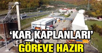 KAR KAPLANLARI GÖREVE HAZIR