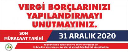 VERGİ YAPILANDIRMASI BAŞVURULARI BAŞLADI