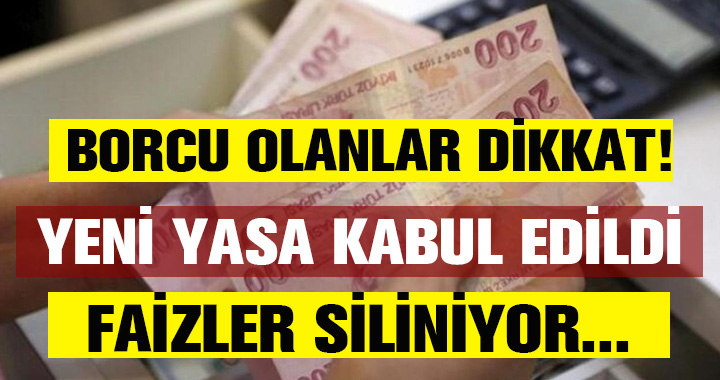 YENİ YASA KABUL EDİLDİ