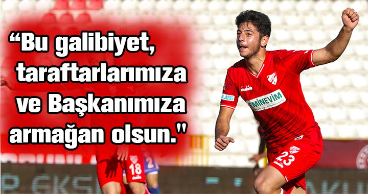 GALİBİYETİ TARAFTARA VE BAŞKANA ARMAĞAN ETTİLER