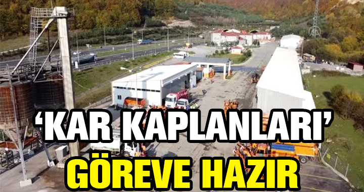 KAR KAPLANLARI GÖREVE HAZIR