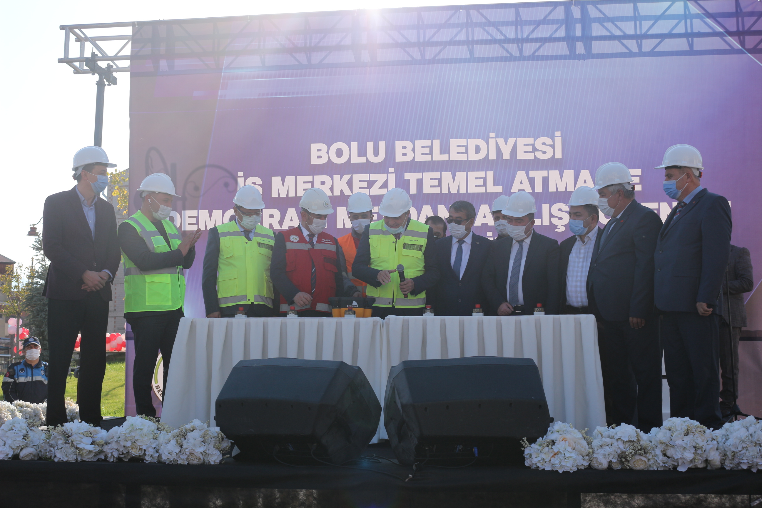 HEM TEMEL ATILDI, HEM AÇILIŞ YAPILDI