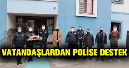 VATANDAŞLARDAN POLİSE DESTEK