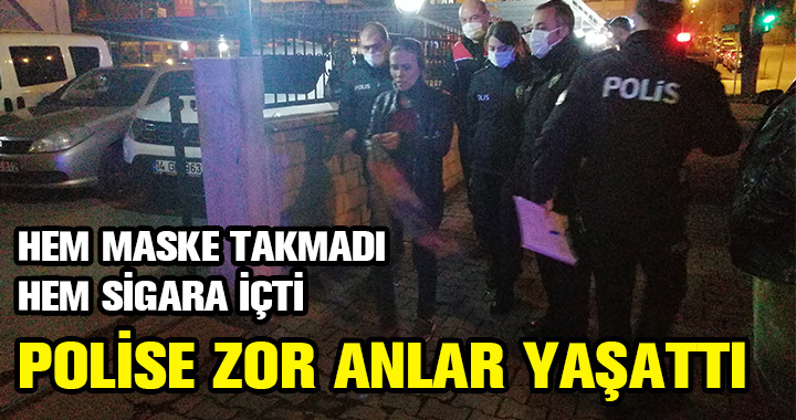 POLİSE ZOR ANLAR YAŞATTI