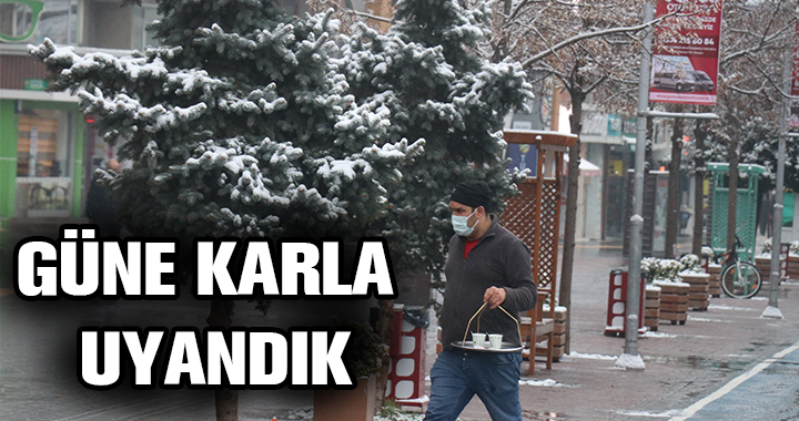 BOLU BEYAZ ÖRTÜYLE KAPLANDI