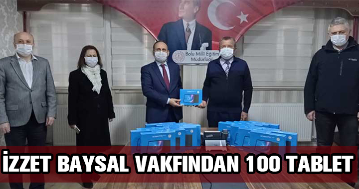 İZZET BAYSAL VAKFINDAN 100 TABLET
