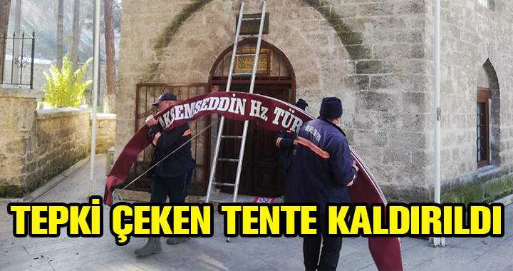 FRANSIZ TİPİ TENTE KALDIRILDI