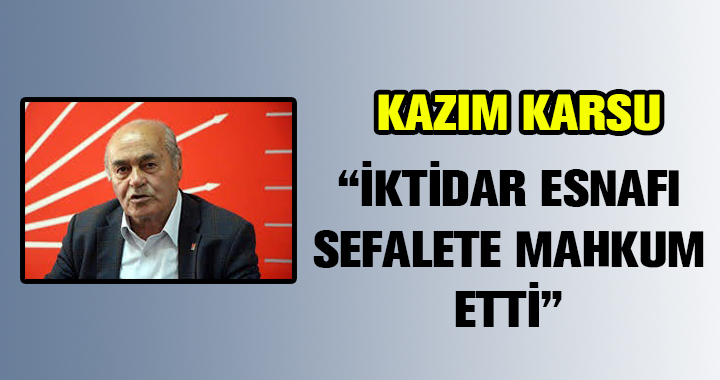 KARSU'DAN AÇIKLAMA