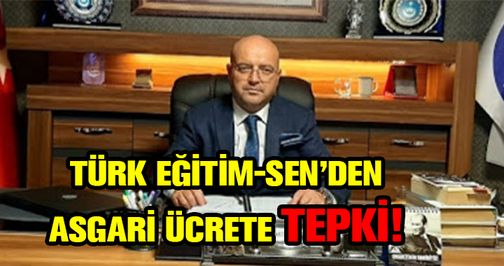 TÜRK EĞİTİM-SEN'DEN ASGARİ ÜCRETE TEPKİ