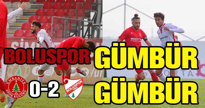 BOLUSPOR'DAN BİR GALİBİYET DAHA