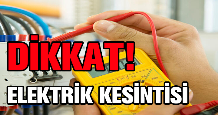 MERKEZ İLÇE VE MUDURNU'DA KESİNTİ