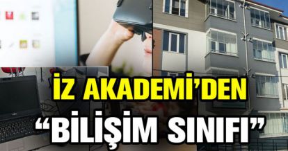 İZ AKADEMİ'DEN BİLİŞİM SINIFI