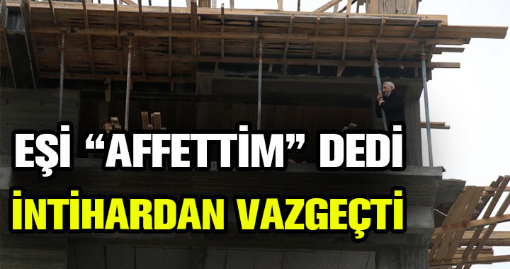 EŞİ İNTİHARDAN VAZGEÇİRDİ