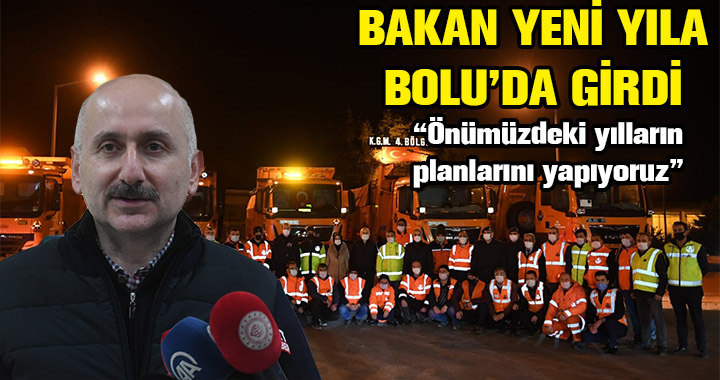 YENİ YILA BOLU'DA GİRDİ