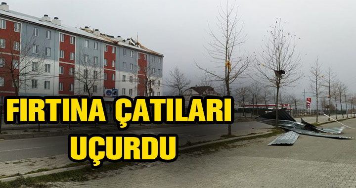 FIRTINA ETRAFA AĞIR HASAR VERİYOR