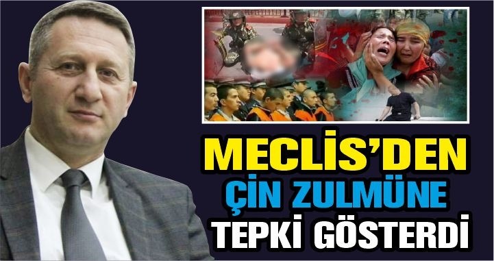 HAKAN ALPASLANDAN ÇİN ZULMÜNE TEPKİ