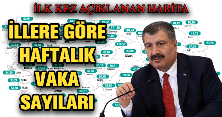 SAĞLIK BAKANI KOCA HAFTALIK VAKA SAYISINI PAYLAŞTI