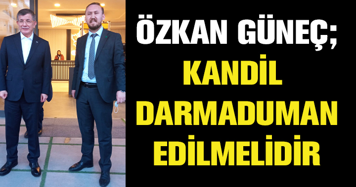 GELECEK PARTİSİ BOLU İL BAŞKANI ÖZKAN GÜNEÇ AÇIKLADI