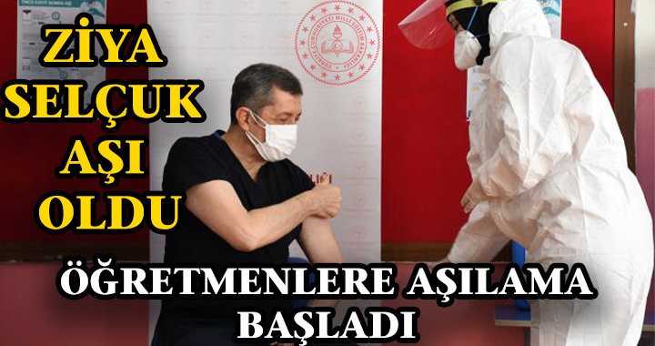 ÖĞRETMENLERE AŞILAMA BAŞLADI