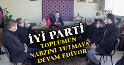 İYİ PARTİ MUHTAR DERNEKLERİNİ ZİYARET ETTİ