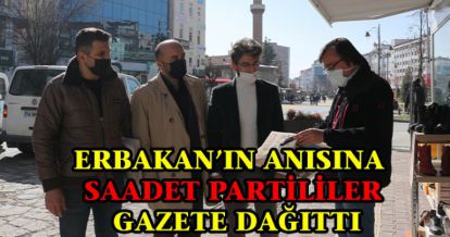 ERBAKAN'IN ANISINA GAZETE HAZIRLANDI