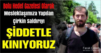 ŞİDDETLE KINIYORUZ