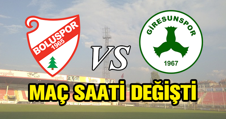 MAÇ SAATİ DEĞİŞTİ