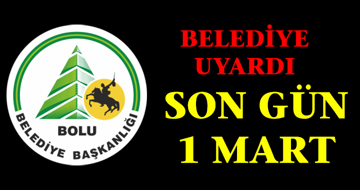 BELEDİYE UYARDI