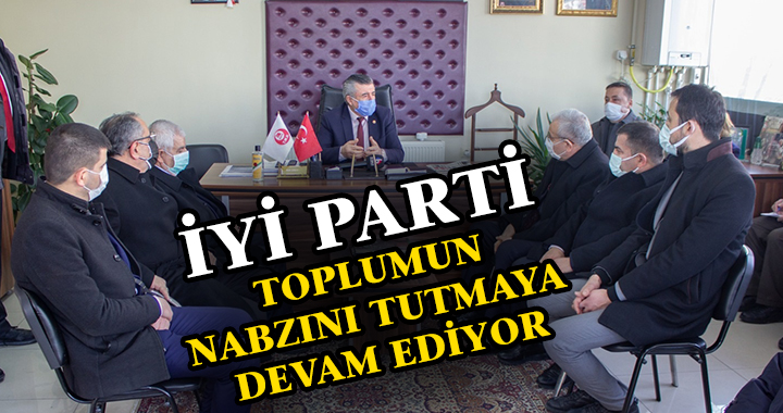 İYİ PARTİ MUHTAR DERNEKLERİNİ ZİYARET ETTİ