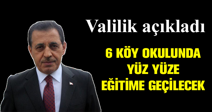 YÜZ YÜZE EĞİTİM BAŞLIYOR