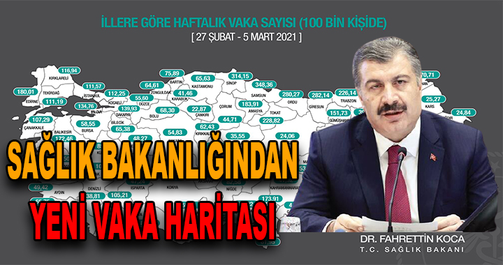 FAHRETTİN KOCA'DAN NORMALLEŞME SONRASI İLK HARİTA
