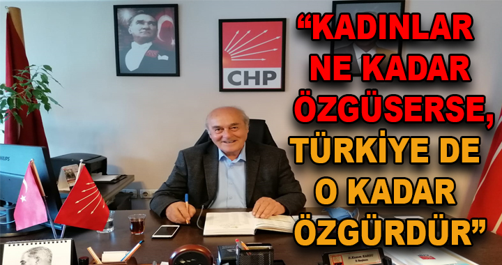 BAŞKAN KARSU'DAN 8 MART AÇIKLAMASI