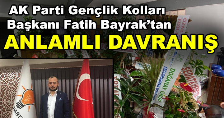 AK GENÇLİKTEN ANLAMLI HAREKET