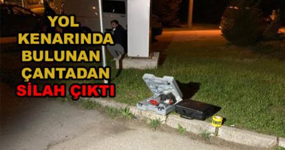 ÇANTADAN SİLAH ÇIKTI