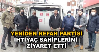 İHTİYAÇ SAHİPLERİNİ ZİYARET ETTİLER