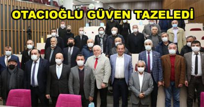 MUHTARLAR YENİDEN OTACIOĞLU'NU SEÇTİ
