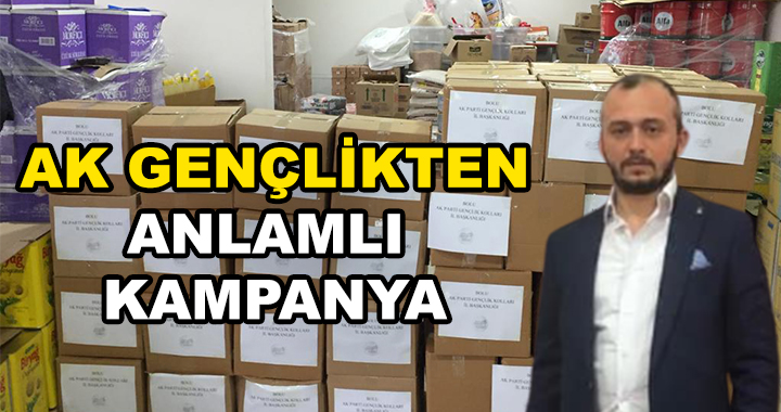 AK GENÇLİKTEN RAMAZAN KOLİSİ YARDIMI