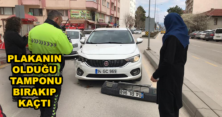 KAZA YAPTI KAÇTI